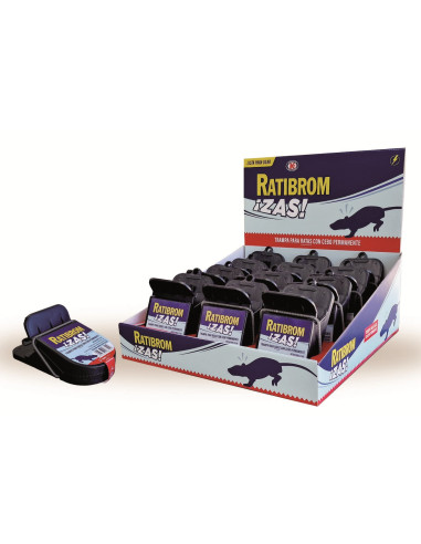 RATICIDA RATIBROM ¡ZAS! TRAMPA RATA  BLISTER 1...
