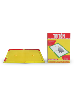 RATICIDA TRITON TRAMPA RATONES 2 TRAMPAS CARTON