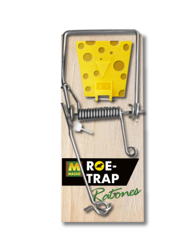 RATICIDA ROE-TRAP MADERA  RATONES 2 ud