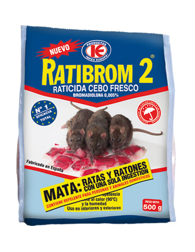 Raticida Ratibrom 2 Cebo Fresco 003 Expositor 5...