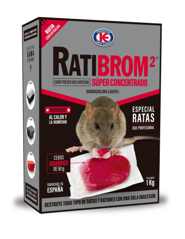 RATICIDA RATIBROM SUPER CONCENTRADO 003 CAJA 10...