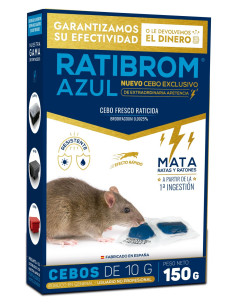 CEBO RATICIDA GAMA PREMIUM ELABORADO CON MATERIAS PRIMAS...
