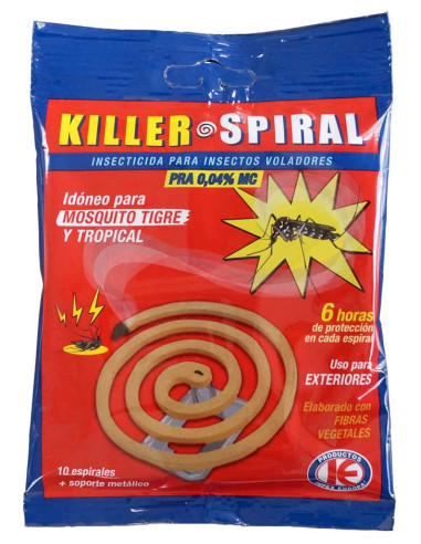 KILLER SPIRAL SOBRE 10 ESPIRALES  SOPORTE
