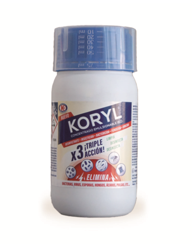 DESINFECTANTE - INSECTICIDA KORYL 250 ml
