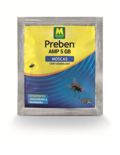 INSECTICIDA  PREBEN CEBO GRANULADO PARA MOSCAS 25 grs