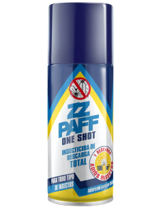 ZZ PAFF INSETICIDA UNLOAD ONE. SHOT SPRAY 210 ML.