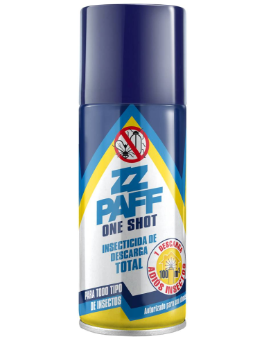 INSECTICIDA ZZ PAFF DESCARGA ONE SHOT SPRAY 210 ml