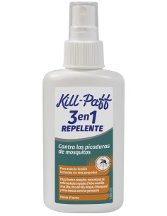 KILL PAFF REPELENTE 3 EM 1 SPRAY 100 ML.