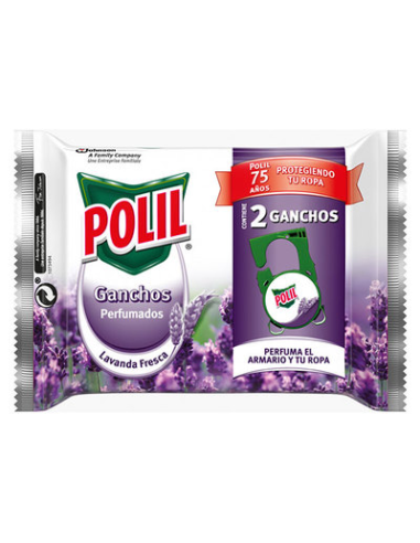 ANTIPOLILLA POLIL GANCHO DUPLO LAVANDA