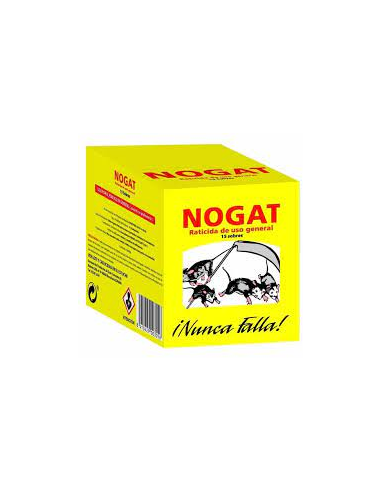 Nogat Raticida Polvo Sobre 10 g