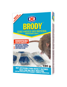 RATICIDA BRODY CEBO FRESCO 003 - 150 GRs