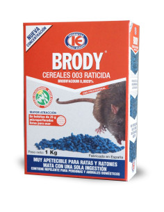 RATICIDA BRODY CEREALES 003 CAJA 10 kg 10X1
