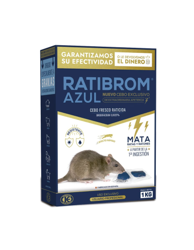 RATIC. RATIBROM BLUE BOX 10 KG. 10X1KG.