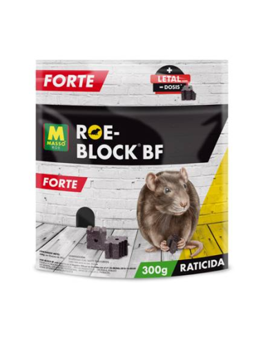 Roe-Block Forte Raticida Bloques 300 g