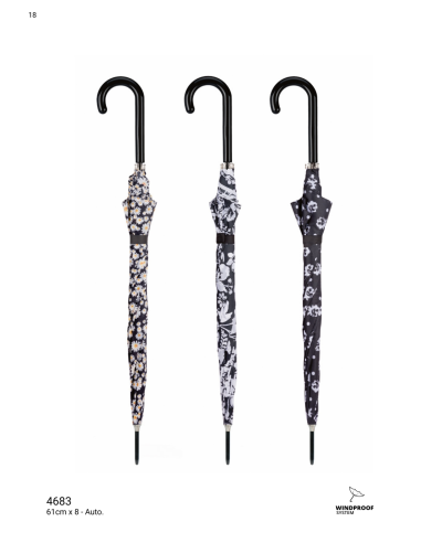 PARAGUAS FEMENINO 4172 AUTOMATICO LISO COLOR