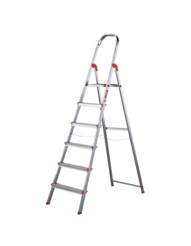 ESCALERA ROLSER ALUMINIO 6 PELDAÑOS