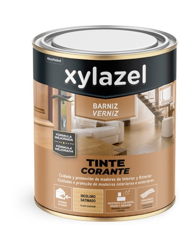 Xylazel Barniz Interior al Agua Brillante...