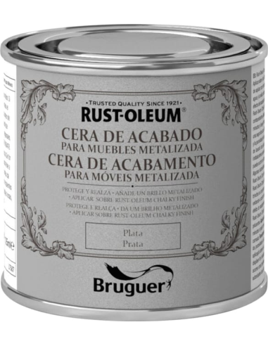 CERA CHALKY FINISH XYLAZEL 125 ML. PRATA