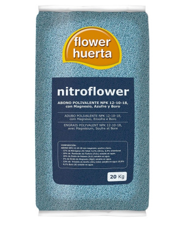 ABONO NITROFLOWER SACO 20 kg NPK