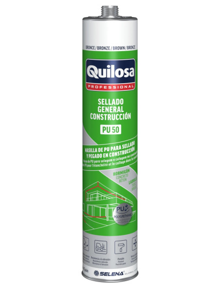 MASILLA POLIURETANO PU50 CARTUCHO 300 NEGRO