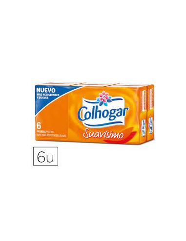 PAÑUELOS COLHOGAR BLANCO 6 COMPAC.