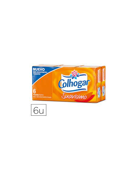 PAÑUELOS COLHOGAR BLANCO 6 COMPAC.