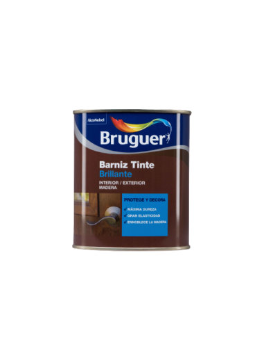 Bruguer Barniz Tinte Satinado 2118 250 ml Wengué