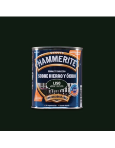 Hammerite Esmalte Liso Brillante Verde Oscuro 250 ml