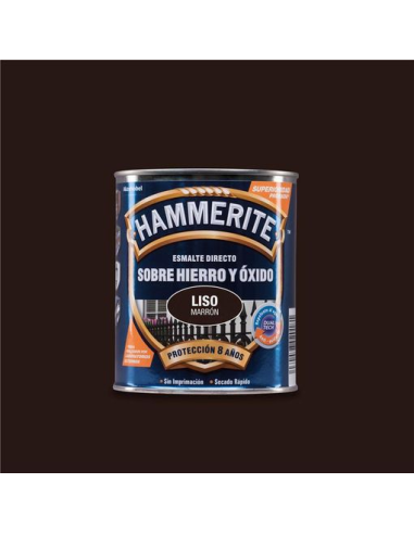 Hammerite Esmalte Liso Brillante Marrón 250 ml