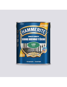 Hammerite Esmalte Liso Brillante Verde 5 L