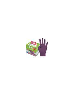 GUANTES NITRILO BAYECO CAJA 20 uds MORADO TALLA M
