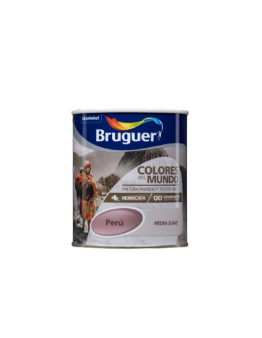 Bruguer Colores del Mundo Perú Piedra Suave 750 ml