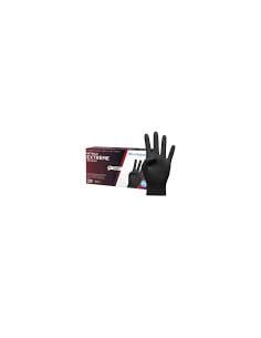 GUANTES NITRILO EXTREM NEGRO CAJA 100 uds  PEQUEÑA