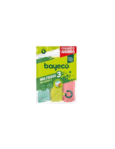 BAYETA MICROFIBRA BAYECO LOTE 3 uds