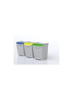 LIXO DE RESÍDUOS. ECO. DENOX 25L. PEDAL VERDE.