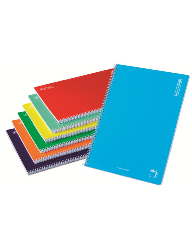 CADERNO PACSA FOLIO 80 H. CAPA DE CARTÃO QUADRADO