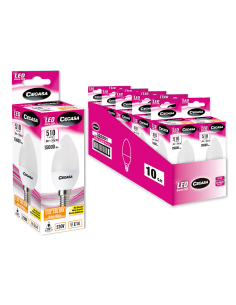 LAMP. LED CEGASA VELA 06W. E-14 QUENTE