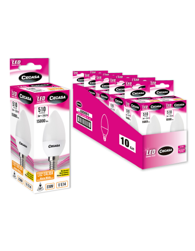 LAMP.LED CEGASA VELA 06W.E-14 CALIDA