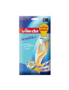 GUANTES VILEDA T-9  SENSIBLE GDE.