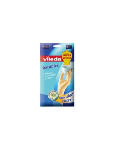 GUANTES VILEDA T-9  SENSIBLE GDE.