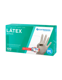 LUVAS LATEX C100UN. PÑO. SPOWDER