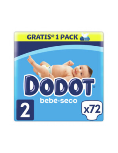 Pañal Dodot Etapas N-2 04-08 K.72 uds
