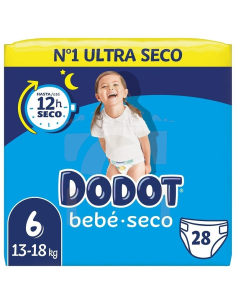 PAÑAL DODOT ETAPAS N-6 13+ K.30 UDS