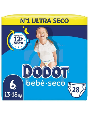 PAÑAL DODOT ETAPAS N-6 13+ K.30 UDS
