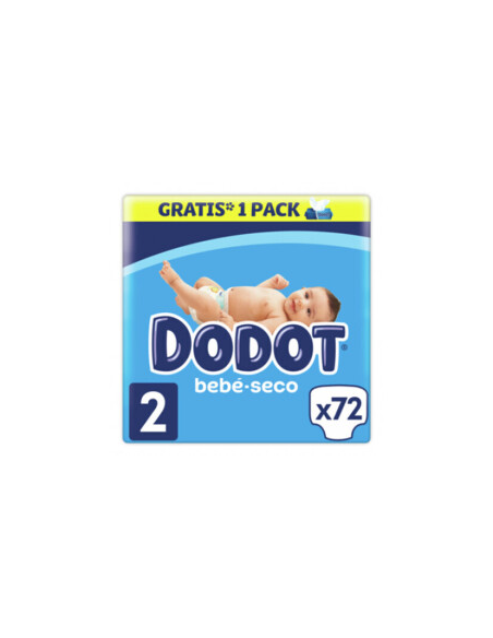 Pañal Dodot Etapas N-2 04-08 K.72 uds