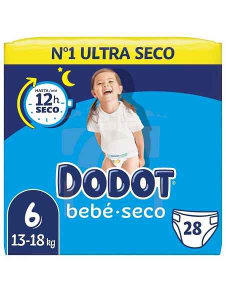 PAÑAL DODOT ETAPAS N-6 13+ K.30 UDS