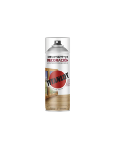 TITAN SPRAY 200ML. VERNIZ SINTÉTICO CETINO CLARO