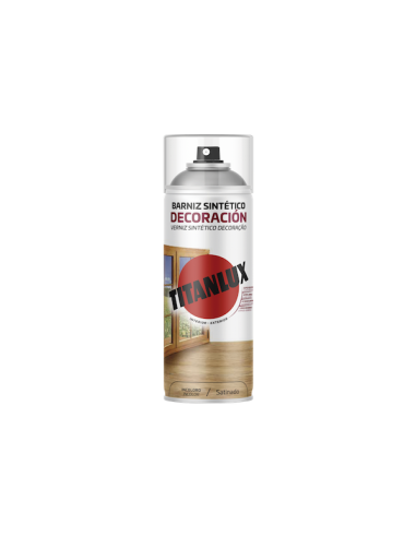 TITAN SPRAY 200ML. VERNIZ SINTÉTICO CETINO CLARO