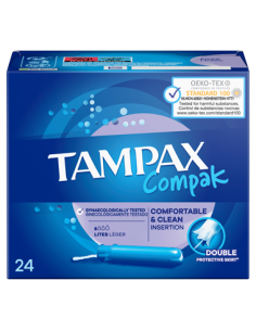 TAMPON TAMPAX COMPAK 24UN.LITES