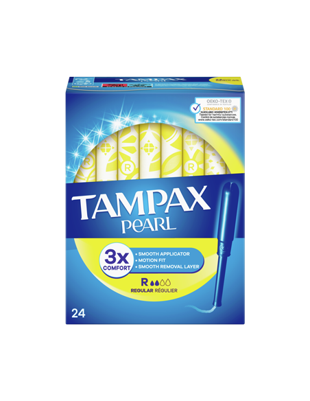 TAMPON TAMPAX PEARL REGULAR 24 UDS.